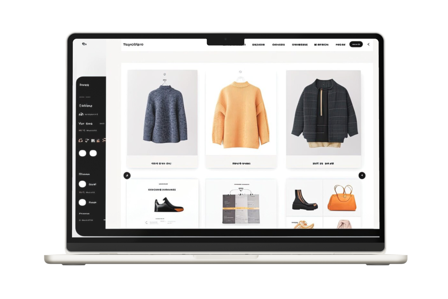 Secure online checkout mockup